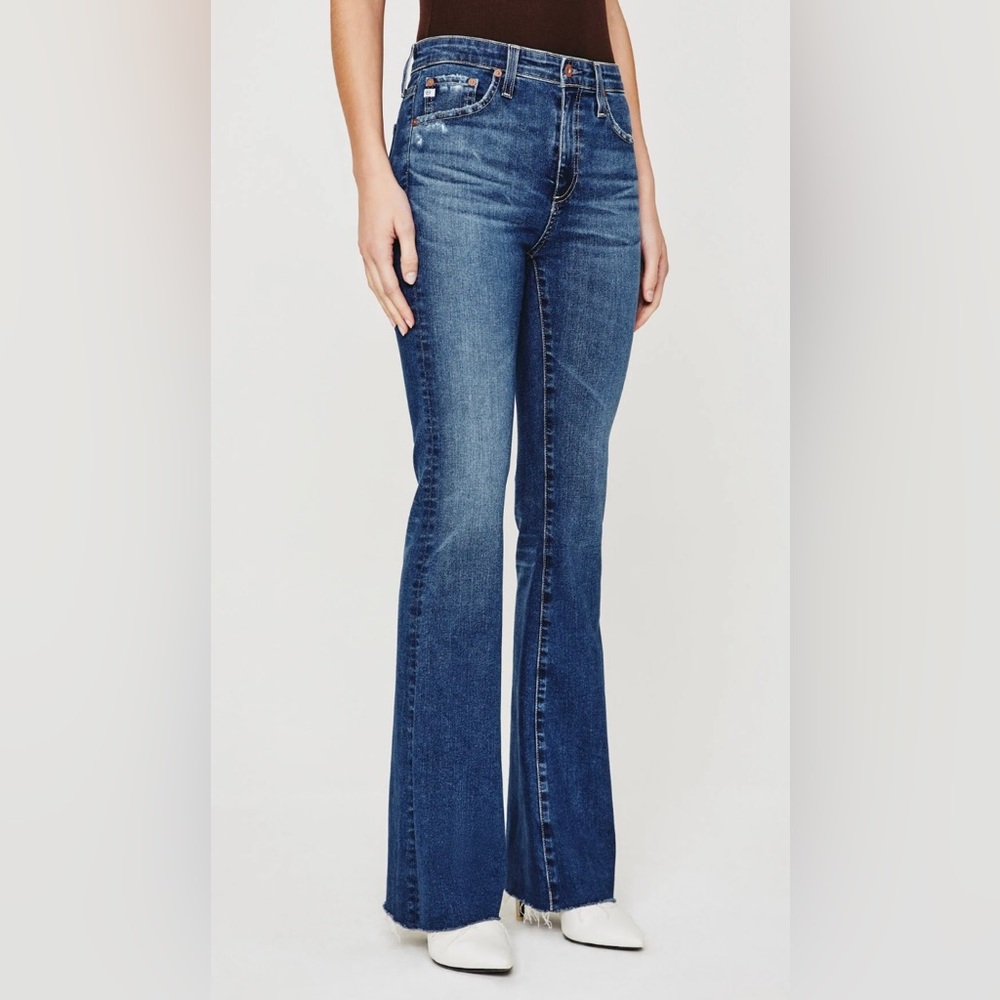 AG Adriano Goldschmied Farrah Boot  cut mid rise Jeans size 23/32
